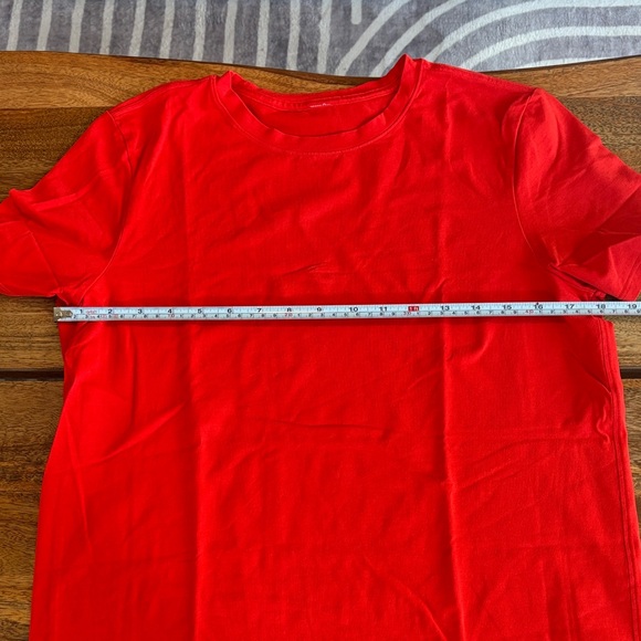 lululemon athletica Love Curved-Hem Crewneck Tee in Hot Heat - Picture 7 of 10